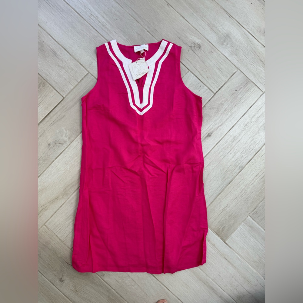 Vibrant Pink Sleeveless Dress